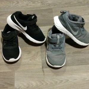 Nike Toddler Size 8 Tanjun and Revolution 5